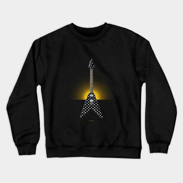 Legendary Guitars - Randy Rhoads Crewneck Sweatshirt by Jimb Fisher Art